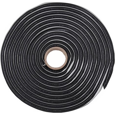 Butyl Tape Black 6 mm x 5 m Waterproof Tape for Gluing and Sealing Car Taillights, Headlights, Windows and Sewer Hole Covers (1, 6mm) (1/5)