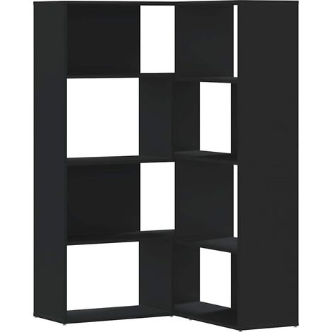 Maison Exclusive - Estantería de esquina 4 niveles madera blanco