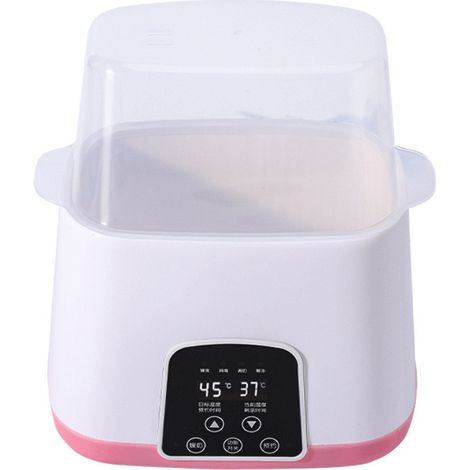 Chauffe-biberon multifonctionnel - Chauffe-biberon - Chauffe-biberon à température constante - Chauffe-biberon 2 en 1 - Rose - ABS (1/4)