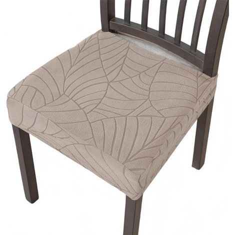 Stuhlhussen 4 teiliges Set für Stuhlmaße: Länge 40 48 cm, Breite 40 48 cm, Höhe 7 10 cm Abnehmbare Esszimmerstuhlhussen Staubdicht Schutzhüllen f (1/5)