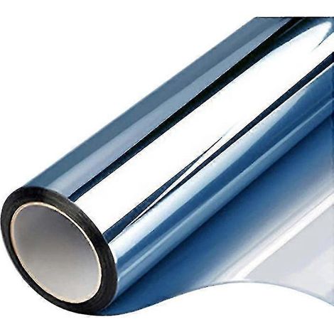 Film miroir autocollant pour fenêtres, film de protection solaire, protection UV, isolation thermique, film occultant unilatéral pour fenêtres de toit
