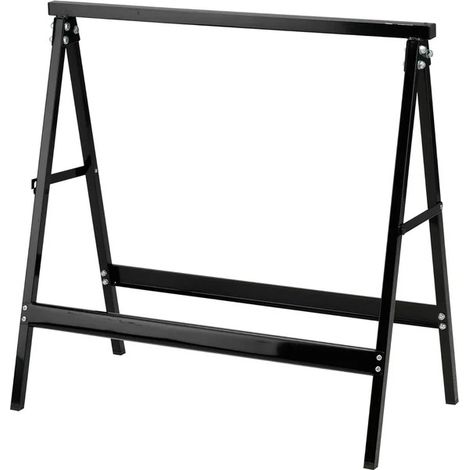 Caballetes de acero negro 76x37x78