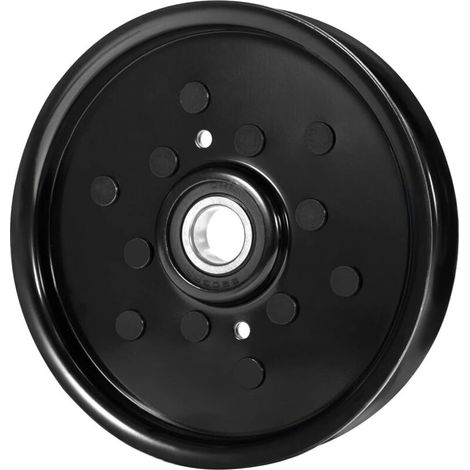 AM106627 Poulie de renvoi pour tondeuse John Deere, AM121602 Poulie de renvoi plate pour John Deere LT133 LT160 F725 X320 GT235 LT155 GT225 Scotts Z445 Z425 Tracteur tondeuse avec 42C 48 48C Deck (1/5)