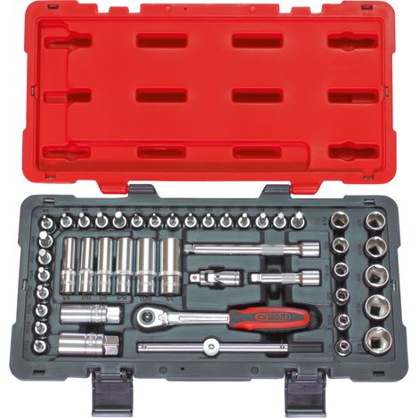 ULTIMATE® Steckschlüssel- und Zubehör-Set in Zoll 3/8'', 46 Stück