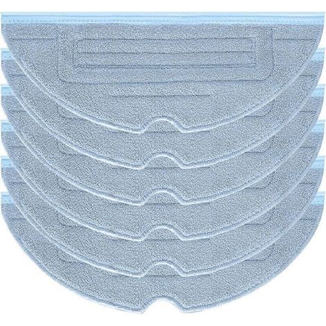 6pcs Serpillière pour Roborock S7 Pro Ultra S7 MaxV Ultra S7 Plus S7 Max Pièces de Rechange Accessoires pour Roborock S7 T7s T7s Plus Robot Aspirateur-- (1/5)