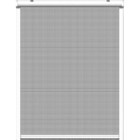 Moustiquaire Enroulable Blanche, 130 X 160 Cm