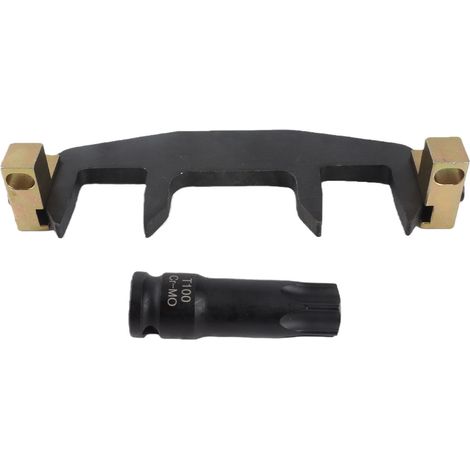 Ortviai Outil de calage de came moteur avec manchon T100 pour Mercedes M271 – acier chrome-molybdène noir (1/5)