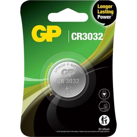 GP Batteries Litio CR3032 Pila Botón Plata 3V