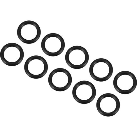 25x17x4mm Nitrile Caoutchouc Joints Toriques 10 Pièces Rond Noir (1/5)
