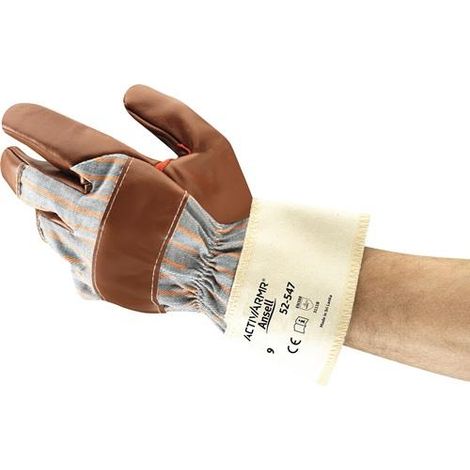 ANSELL Handschuhe ActivArmr® 52-547 Gr.9 braun EN 388 PSA II ANSELL