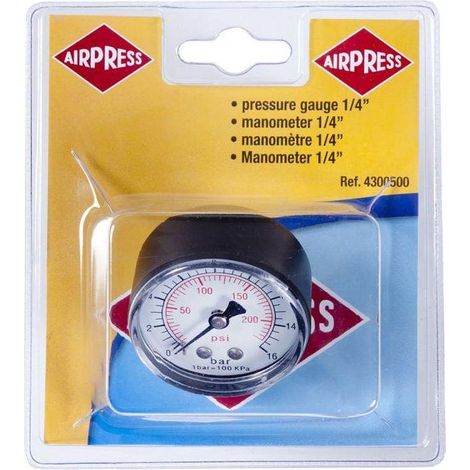 Manomètre à filetage arrière 1/4" - AP 4345219
