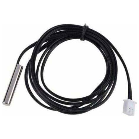 Sonde de température 1M haute précision NTC 10K / B3435 résistant à l'eau sonde de température de câble de thermistance (1/4)