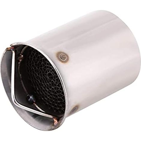 Embout d'Echappement Silencieux Universel de 51mm pour Tuyau d'Echappement de Moto en Acier Inoxydable (style 5) (1/4)