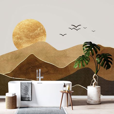 Papier peint panoramique - Soleil Design - 130 cm x 87 cm (1/4)