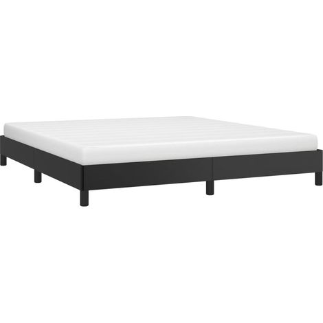 Cadre de lit sans matelas noir 180x200 cm similicuir vidaXL (1/5)