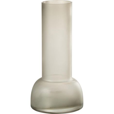 Vase Chandelier en Verre "Yoko" 32cm Grège (1/5)