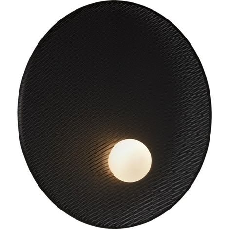 LedsC4 Lampada Da Parete Trip Ø460Mm E14 9W Nero (1/4)