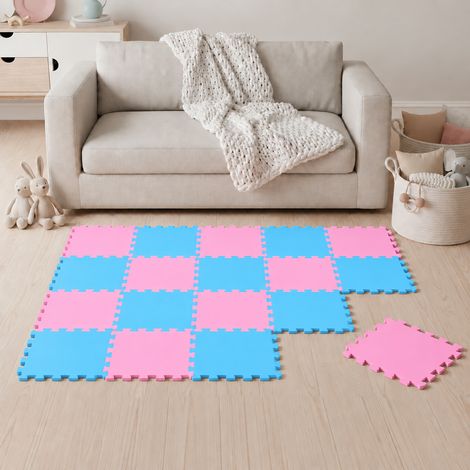 18 Teile Baby Kinder Puzzlematte ab Null - 30x30 Puzzle Spielmatte Krabbelmatte (1/5)
