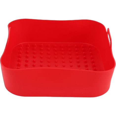 Tapis de cuisson en silicone pour friteuse à air, cuve carrée 20 cm (1/5)