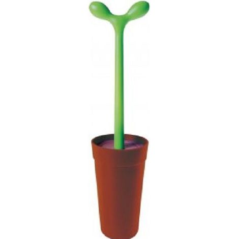 Alessi Merdolino Spazzola WC Verde Acidulé Design Giocoso