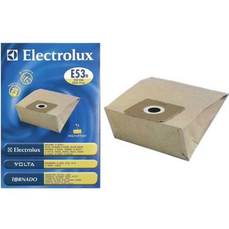 SACHET DE SACS E53N + 1MCF pour PIECES ASPIRATEUR NETTOYEUR...