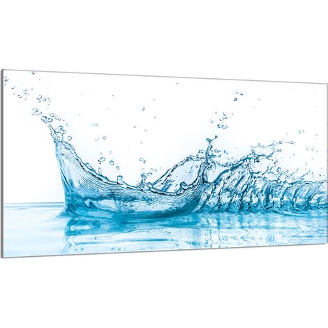 Glasschutzplatte für den Herd 90x52 Wasser (1/5)
