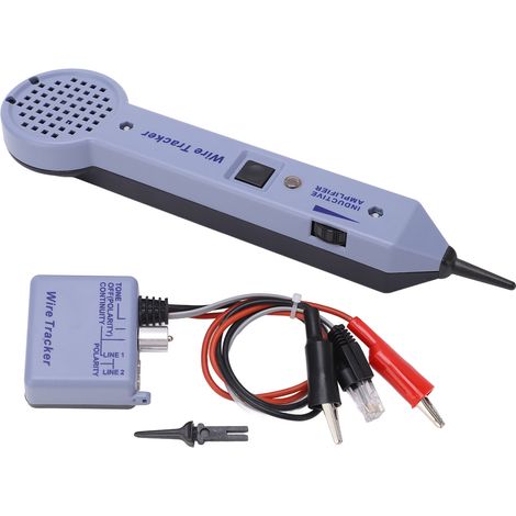 Testkit zur Ortung von Netzwerkkabeln mit einstellbarem Audio-Induktionsverstärker und Kabelfarbstoffdetektor (1/5)
