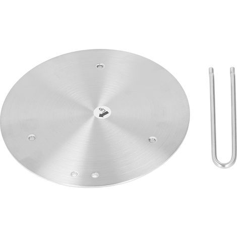 Plaque D'adaptation à Induction, avec Poignée Pliable en Acier Inoxydable, Plaques de Cuisson à Induction(22 cm) (1/5)