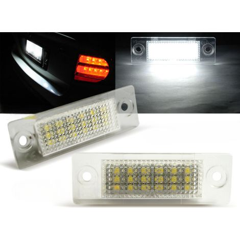 Paire feux de plaque VW Touran/Jetta/Caddy/Passat/Transporter Led-41077581