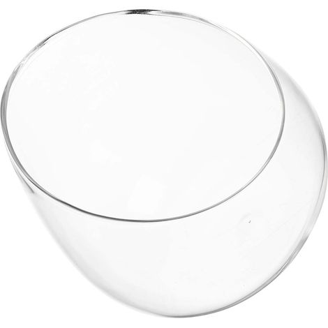 Durchsichtiges Schräg Geschnittenes Glas mit 15cm