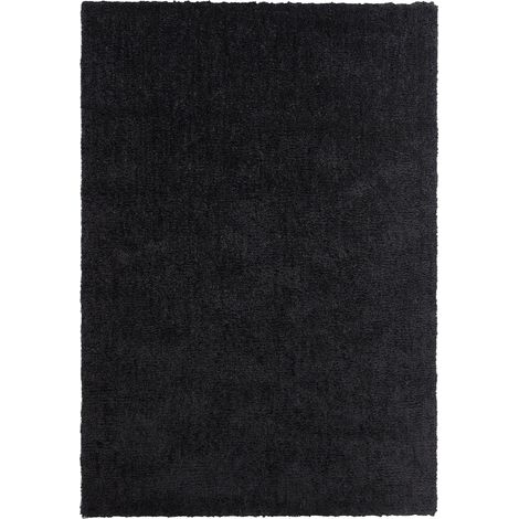 Shaggy Rug DEMRE Black 160 x 230 cm (1/5)