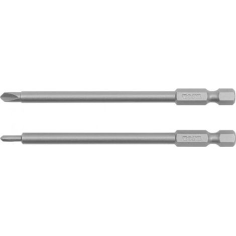 Lange Tri-Wing Bits Nr. 0 & Nr. 1, 100 mm, 2-teilig