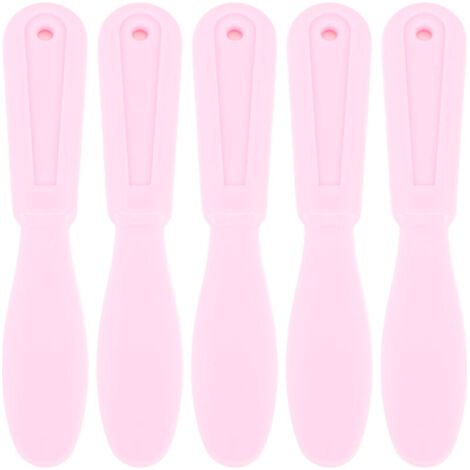 5PCS Spatule à Plâtre Ergonomique Facile à Nettoyer Résistante à l'Usure pour Mélange et Application Rose (1/5)