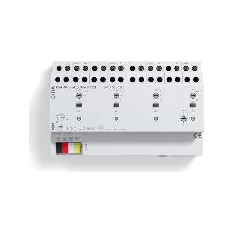 Gira Funk Dimmaktor 4f REG Gira eNet [543100], 5431 00 (1/2)