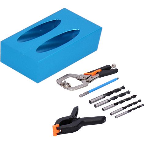 Verstellbarer Winkelbohrer aus Aluminiumlegierung für Holzmöbel, Präzisionsbohrset (1/5)