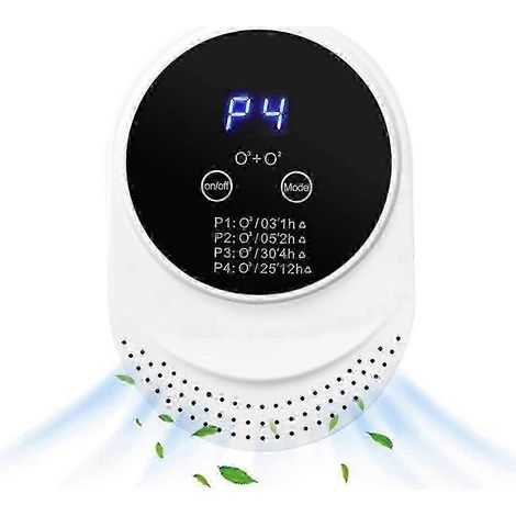Éliminateur d'odeurs pour les odeurs fortes - Ioniseur d'air pour la maison, les animaux, les toilettes, le dressing, la chambre, etc.