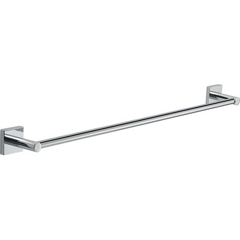 Gedy Manila Porta Asciugamani CM.60, Colore Cromo, Componenti Realizzati in Acciaio Inox 304, Cromall e Vetro Satinato, Garanzia 15 Anni, Misure 4,7 x 64,1 x 6,8 CM e Peso 0,1 kg, Design R&S, 60 cm (1/4)