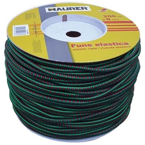 FUNE ELASTICA IN BOBINA MAURER Ø 8MM 200 MT. (1/2)