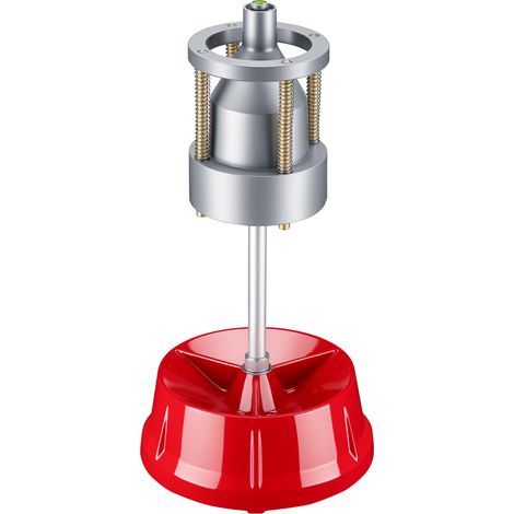 Wiltec Equilibradora móvil de neumáticos 29 x 29 x 57,5 cm, equilibradora resistente al óxido, equilibradora de ruedas para cubos de rueda de 1 1/2" neumáticos de coche y moto