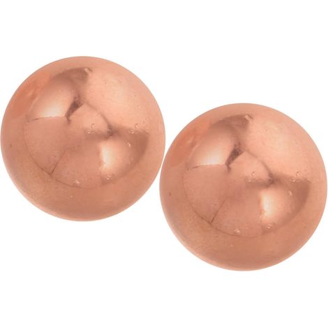 Kupferkugeln 2 Stück 2cm Kugeln zur Teichreinigung
