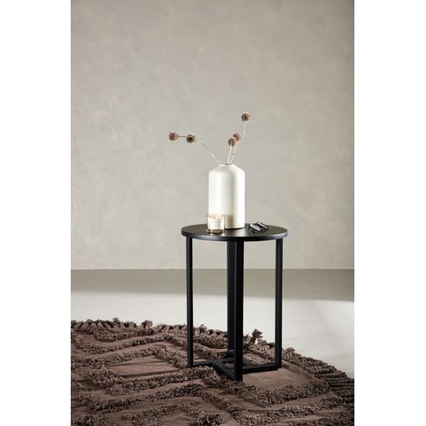 Lawton table basse 55x40cm noir. (1/4)