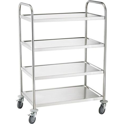 Desserte inox 4 plateaux - Charge max 200kg - 1920057814 (1/5)