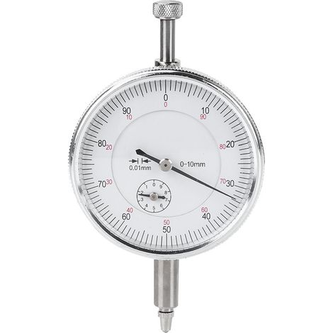 Comparateur à cadran de haute précision (0-10 mm/0,01 mm) en alliage d'aluminium - instrument de mesure portatif (1/5)