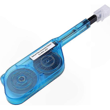 Nettoyeur de connecteurs fibre optique MPO/MPLC à stylet, brosse de nettoyage à déclenchement unique, outil portable pour ports femelles, solution rapide et précise, adapté aux réseaux haute densité. (1/5)