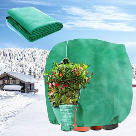 Sac Protection Plante Hiver - 1 pièce 200x240cm - Antigel Fermeture Éclair + Cordon (1/5)