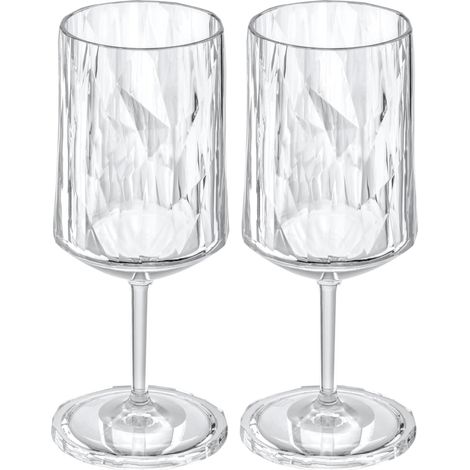 Lot de 2 verres à vin