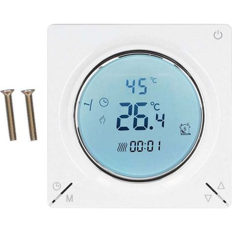 Thermostat intelligent, lecture rapide, puce fiable, forte interférence, écran LCD pratique pour la maison (1/4)