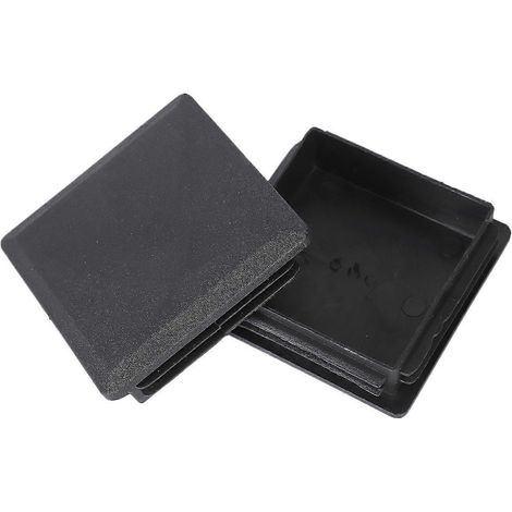 Bouchons carrés en plastique 80 mm x 80 mm pour tuyaux et tubes (2 pièces) (1/5)
