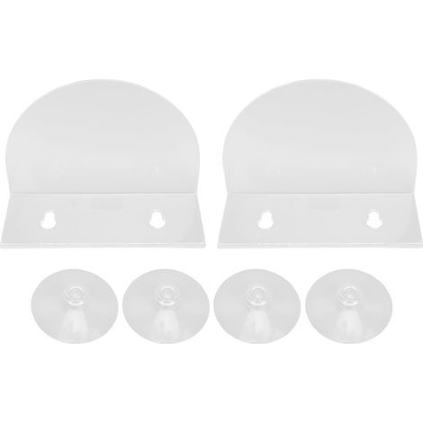 Rosvola 2 pièces étagères à plantes de fenêtre étagère d'aquarium support de plantes à rebord en acrylique transparent avec ventouses fortes pour kit microgreens aquarium L (1/5)