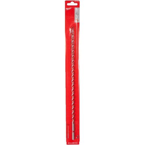 Broca milwaukee TCT 8 mm 400 mm rojo carburo